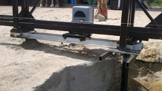 Купить сваи для ворот в Реутов. Заказать ворота на сваях под ключ от 21977 руб